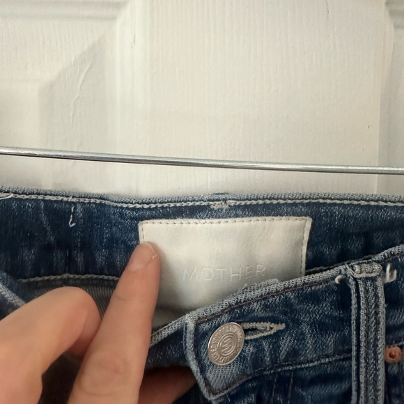 MOTHER Denim High Waisted Rider Skimp - Picture 3 of 5